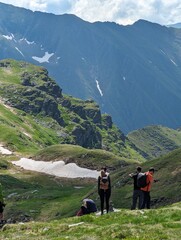 Faragras Mountain ar Capra on a sunny day