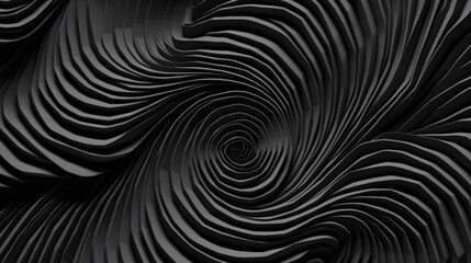 Abstract black finger swirl texture background