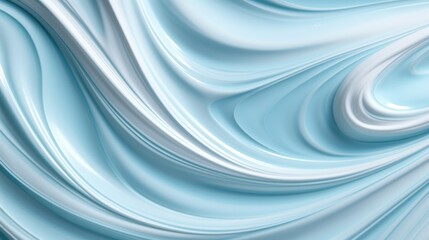 Obraz premium Blue lotion beauty skincare cream texture of cream cosmetic product background