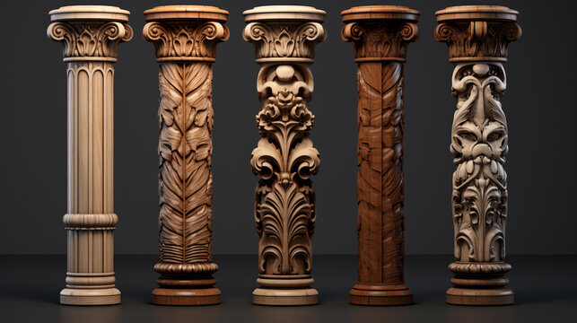Colonnes style greco romain