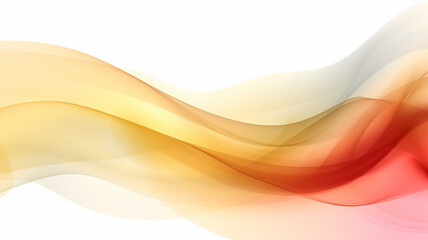 light orange lines on a white background silk. Generative AI