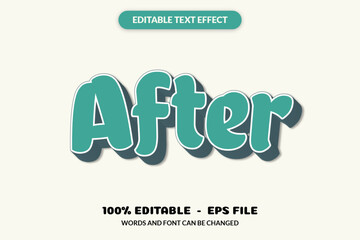 Editable Text Effect After Word and Font can Be Changed