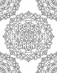 Kindness Coloring sheet, Mandala Coloring Pages for Personal Growth for Kids and Adults