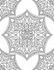 Printables Kindness Coloring Pages, Mandala Coloring Pages for Mindfulness and Relaxation for Kids and Adults