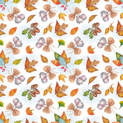 Pattern autumn motifs