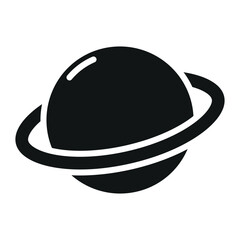 planet sign symbol vector glyph color icon