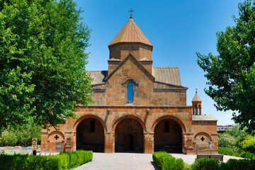 Fototapeta premium Armenia Armenian Vatican - Etchmiadzin on a sunny spring day