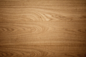Light brown wooden background. Top view of wooden table. Wood texture background.