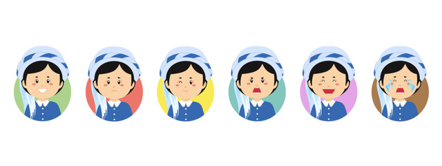 Israel Avatar with Various Expression