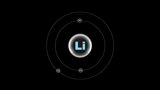Lithium ion accepts electrons and converts them into lithium