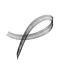 black and white ribbon