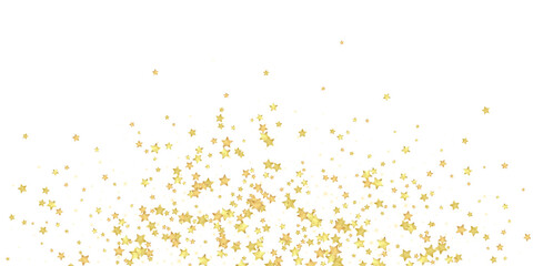 Magic stars vector overlay.  Gold stars scattered