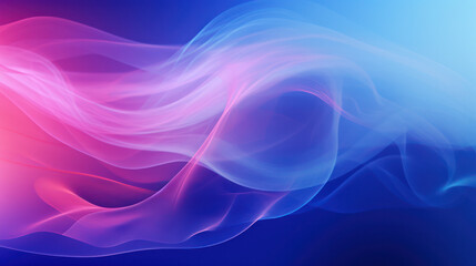 Indigo abstract background, smoke, translucent, waves
