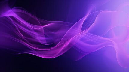 Violet abstract background, smoke, translucent, waves