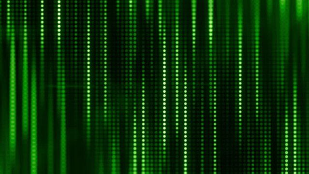 abstract technology lines animation, seamless loop movement, matrix data flow screen concept