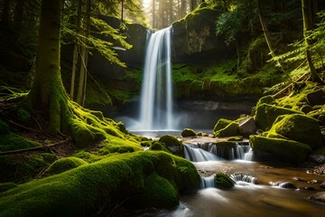 waterfall in the woods