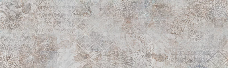 Keuken foto achterwand Vintage patchwork seamless pattern. Retro repeating wallpaper , fabric or ceramic digital print, Grunge background © Vidal