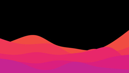 background with hills like formation, abstract mountain design, gradient wave background