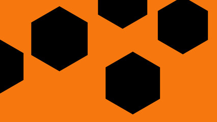 black and yellow hexagon pattern background