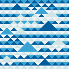 Ultra-Steady Triangles blue beige white iceberg