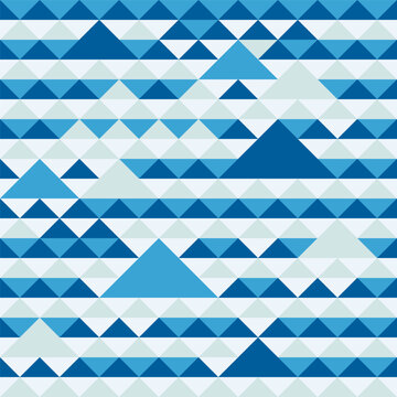 Ultra-Steady Triangles blue beige white iceberg