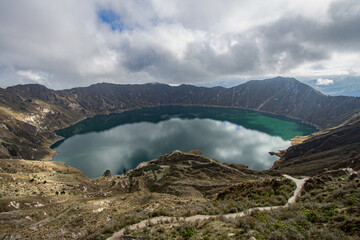 Crat&egrave;re de Quilotoa en &Eacute;quateur