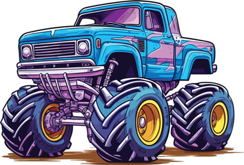 Monster truck vector cartoon,  © ionut