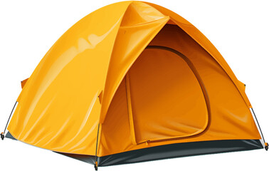Tourist tent isolated on a white background. - obrazy, fototapety, plakaty
