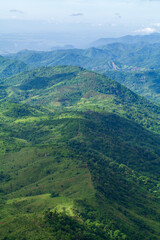 Fototapeta premium view from the top of mountain