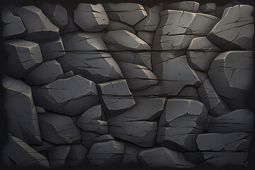 Fototapeta premium stone cartoon background