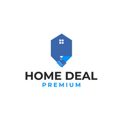 Home Deal Logo Design Concept Vector Illustration Symbol Icon