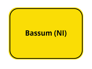 Ortseingangsschild Bassum NI