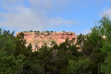 Fototapeta na wymiar Beautiful view of Palo Duro Canyon State Park in Texas, USA