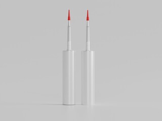 Glue stick 3d illustration with white background 