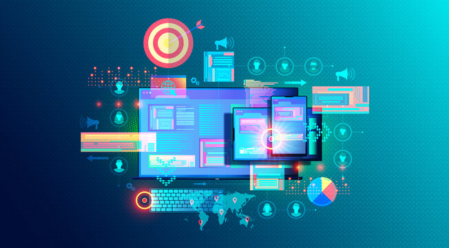 Digital Display Advertising Segmentation - Conceptual Illustration