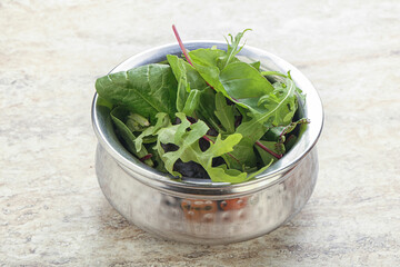 Vegetarian mix green vitamin salad