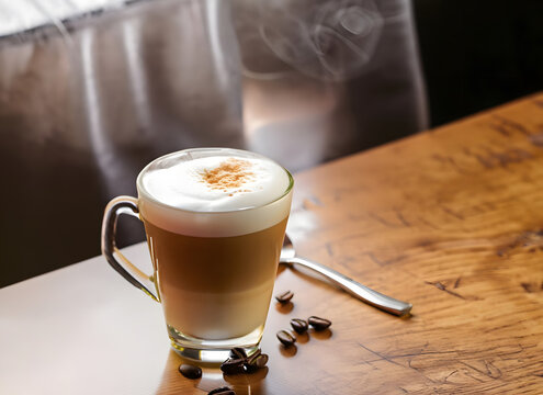 Latte Macchiato im Glas &ndash; Perfekte Schichten Kaffee-Genuss