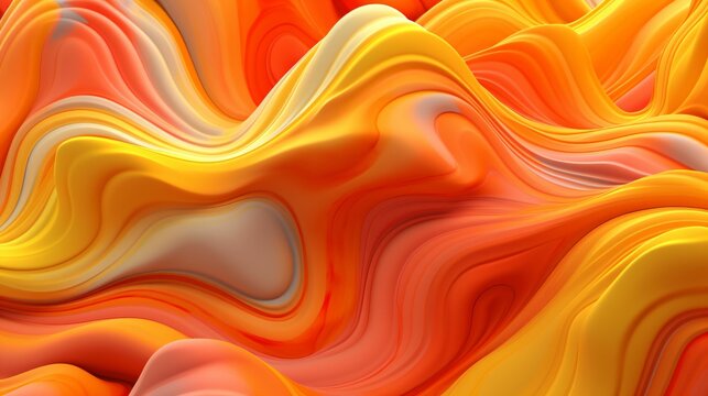 Arri&egrave;re plan, fond graphique, orange, jaune et rouge avec des formes abstraites, illustration ia g&eacute;n&eacute;rative