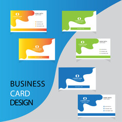 business card design template,Modern business card,Visiting card,
elegant business card,Double-sided creative business card,
clean professional business card,vector illustration.