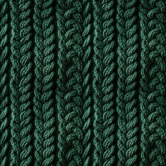 Green knitted fabric, seamless pixel perfect pattern texture.