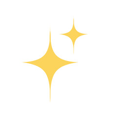 Star clipart, yellow star, rating star, sparkle clipart 
