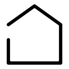 house plan glyph 