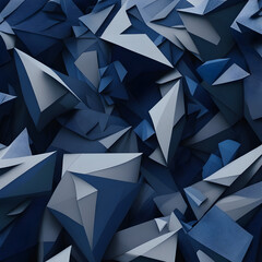 Fototapeta premium Camuflage, darkblue gray, future design, illustration, angular shapes, geometric, figures, abstraction, highresolution