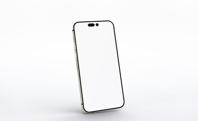 Front view smartphone template mockup