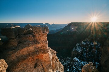 Beautiful view of the Grand Canyon National Park In Arizona, United States.