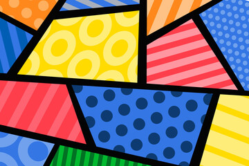 Obraz premium Abstract color illustration. Doodle background.