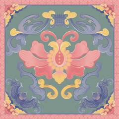 lotus flower pattern design