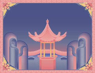 Suzhou national tide illustration