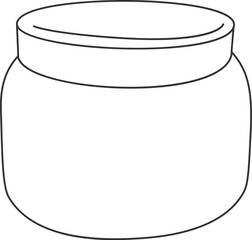 Glass Transparent Can