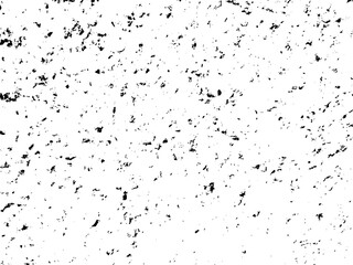 Fototapeta premium Abstract vector grunge texture of a concrete wall with large and small coarse grains. Texture overlay, stencil in grunge style. Design element